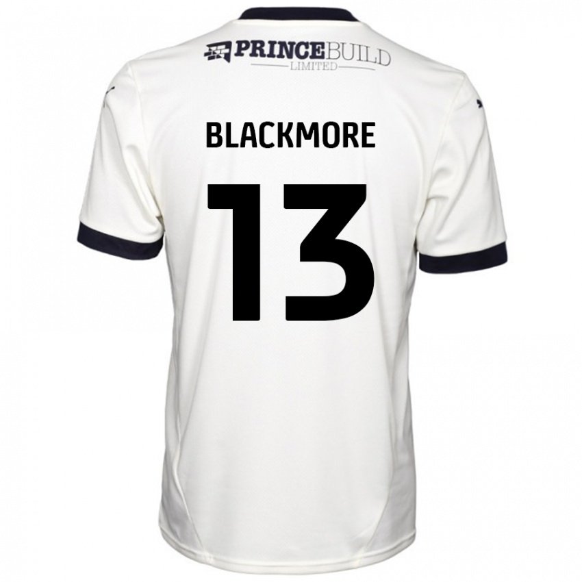 Niño Camiseta Will Blackmore #13 Blanquecino Negro 2ª Equipación 2024/25 La Camisa Chile