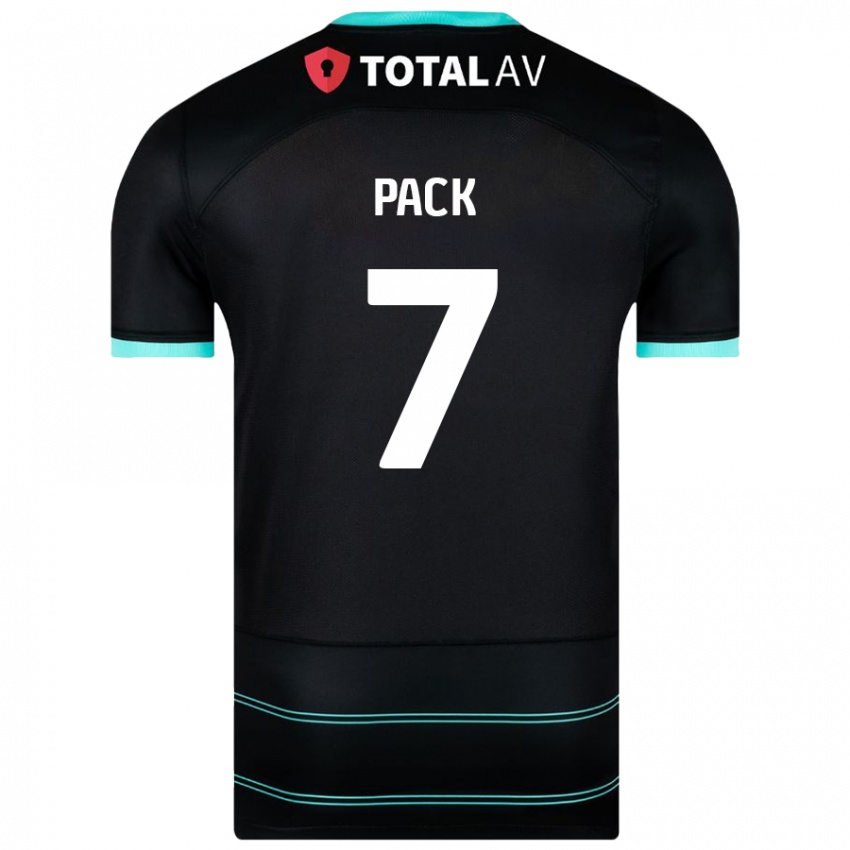 Niño Camiseta Marlon Pack #7 Negro 2ª Equipación 2024/25 La Camisa Chile