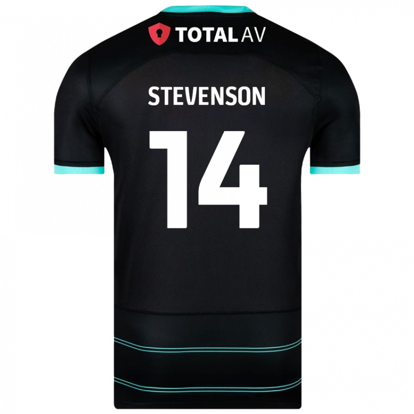 Niño Camiseta Ben Stevenson #14 Negro 2ª Equipación 2024/25 La Camisa Chile