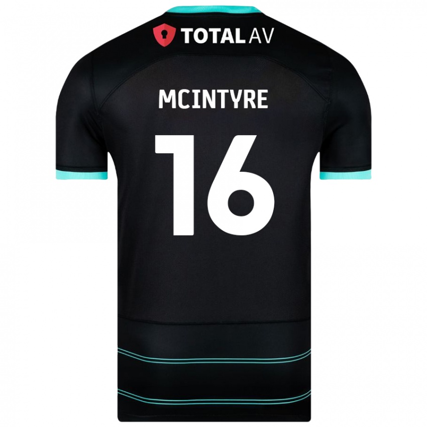 Niño Camiseta Tom Mcintyre #16 Negro 2ª Equipación 2024/25 La Camisa Chile