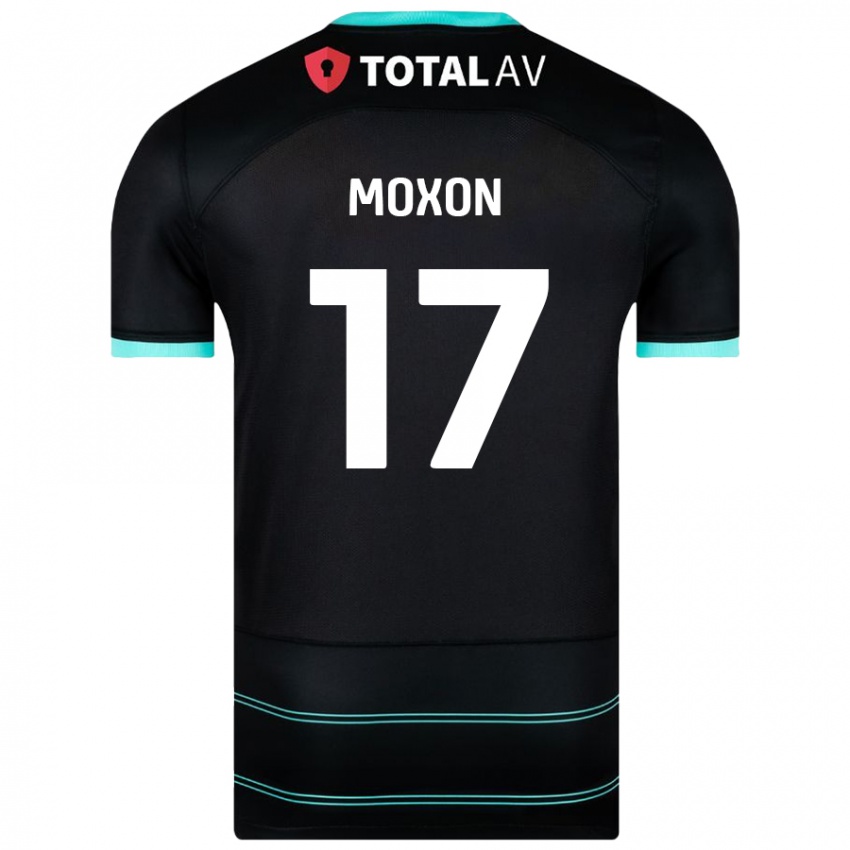 Niño Camiseta Owen Moxon #17 Negro 2ª Equipación 2024/25 La Camisa Chile