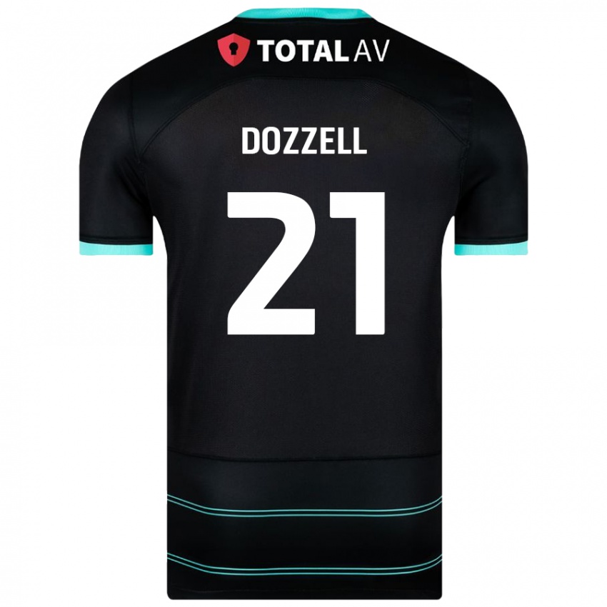 Niño Camiseta Andre Dozzell #21 Negro 2ª Equipación 2024/25 La Camisa Chile