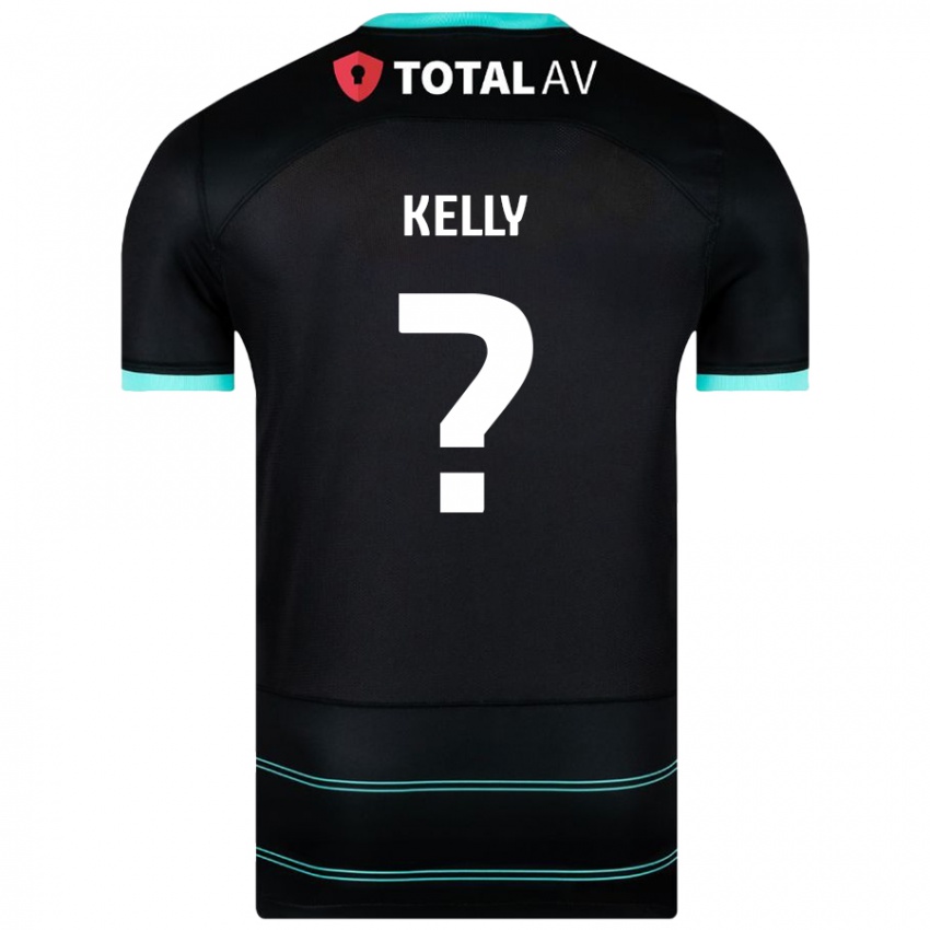 Niño Camiseta Liam Kelly #0 Negro 2ª Equipación 2024/25 La Camisa Chile