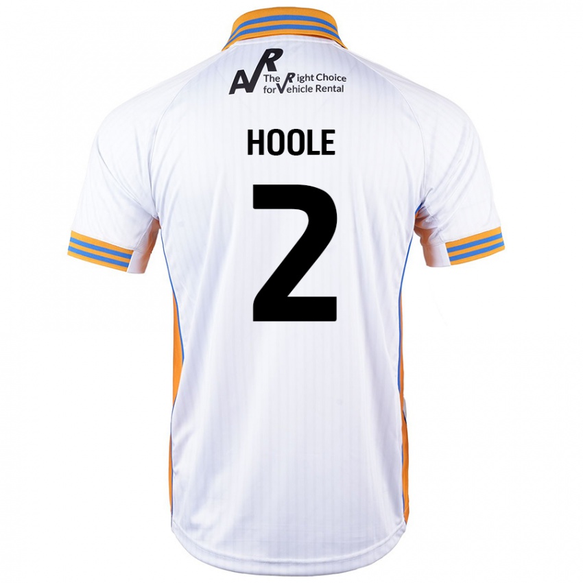 Niño Camiseta Luca Hoole #2 Blanco 2ª Equipación 2024/25 La Camisa Chile