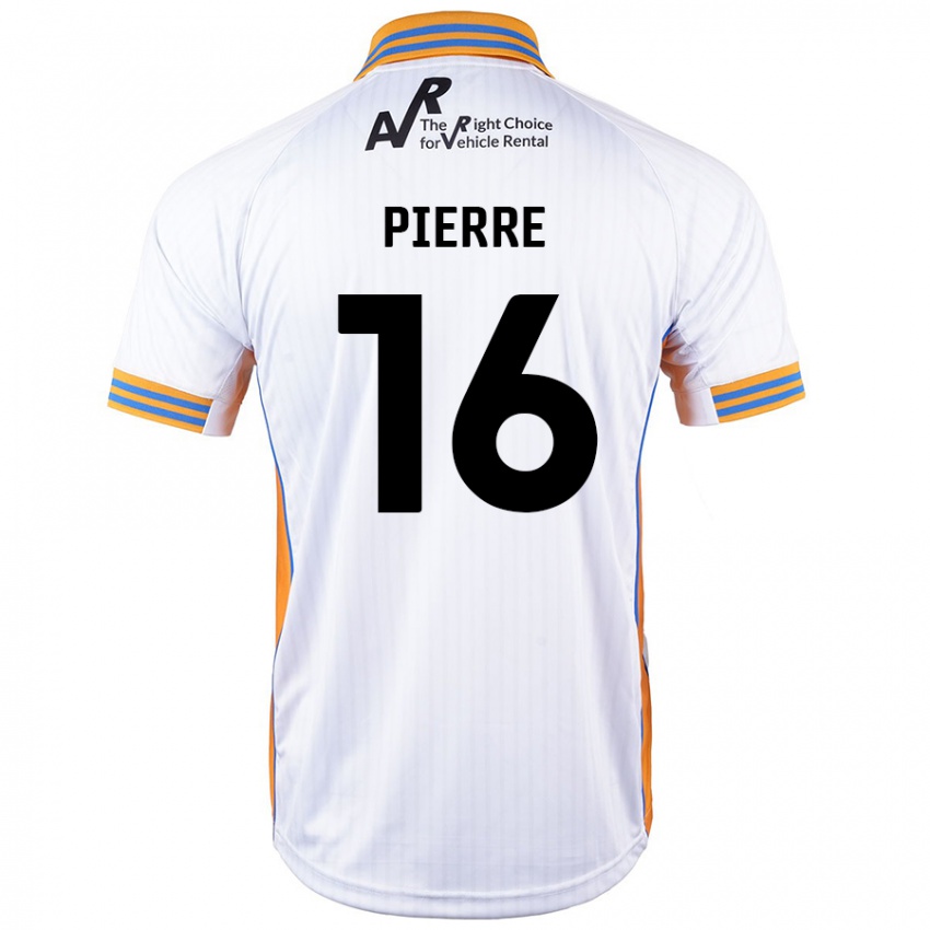 Niño Camiseta Aaron Pierre #16 Blanco 2ª Equipación 2024/25 La Camisa Chile