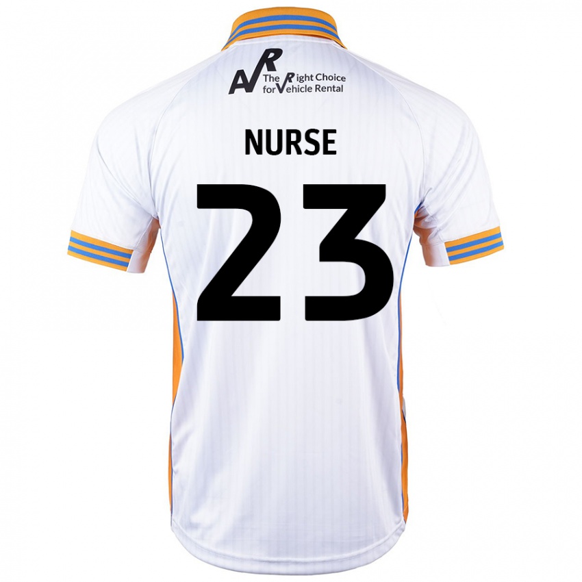 Niño Camiseta George Nurse #23 Blanco 2ª Equipación 2024/25 La Camisa Chile