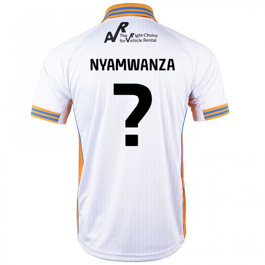 Niño Camiseta Simba Nyamwanza #0 Blanco 2ª Equipación 2024/25 La Camisa Chile