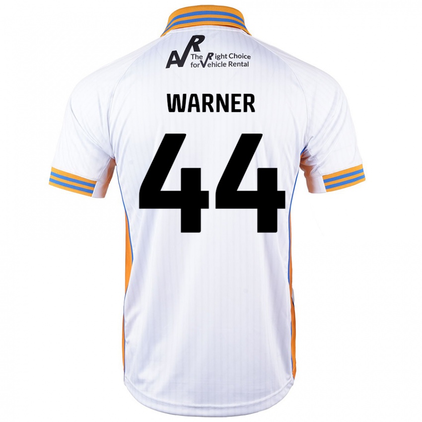 Niño Camiseta James Warner #44 Blanco 2ª Equipación 2024/25 La Camisa Chile