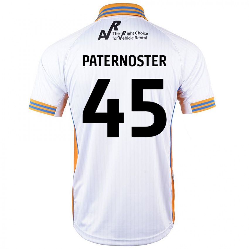 Niño Camiseta Vladimir Paternoster #45 Blanco 2ª Equipación 2024/25 La Camisa Chile