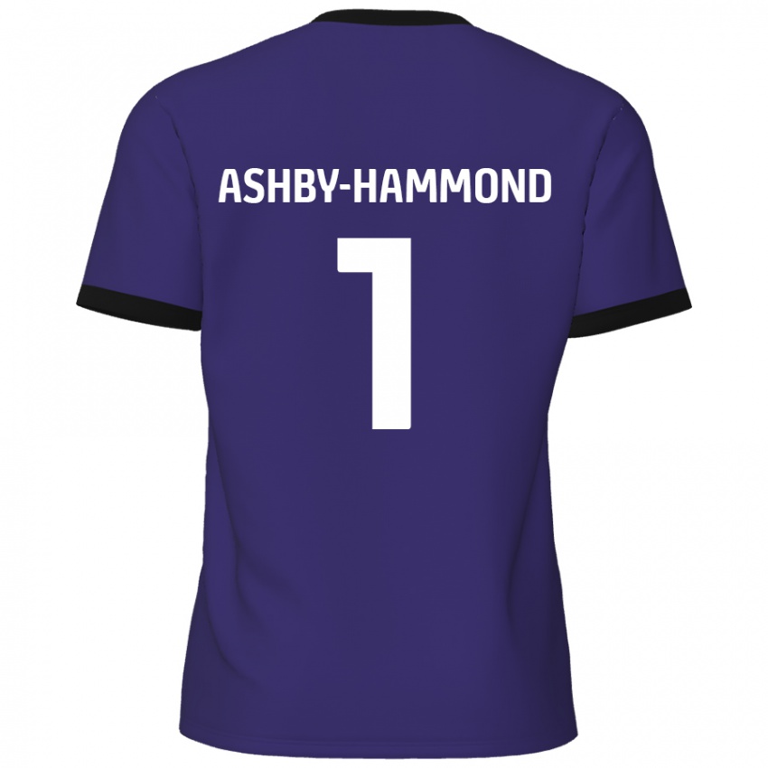 Niño Camiseta Taye Ashby-Hammond #1 Púrpura 2ª Equipación 2024/25 La Camisa Chile