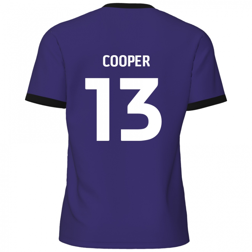 Niño Camiseta Murphy Cooper #13 Púrpura 2ª Equipación 2024/25 La Camisa Chile