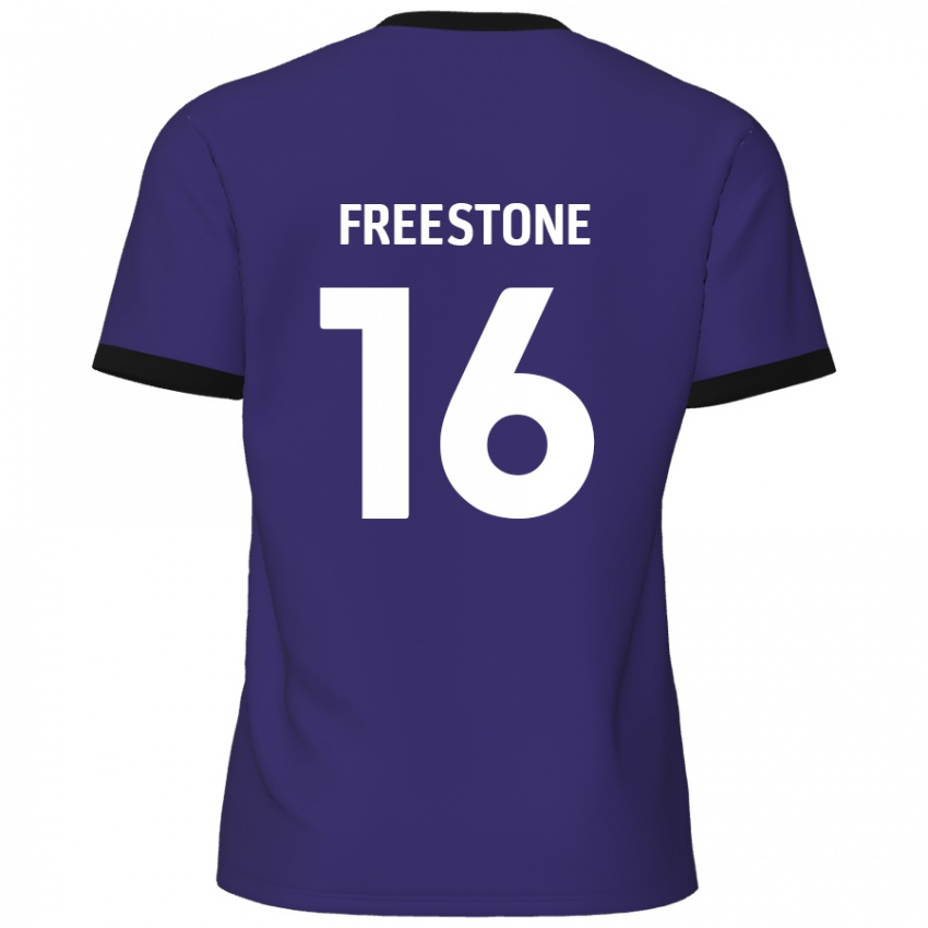 Niño Camiseta Lewis Freestone #16 Púrpura 2ª Equipación 2024/25 La Camisa Chile