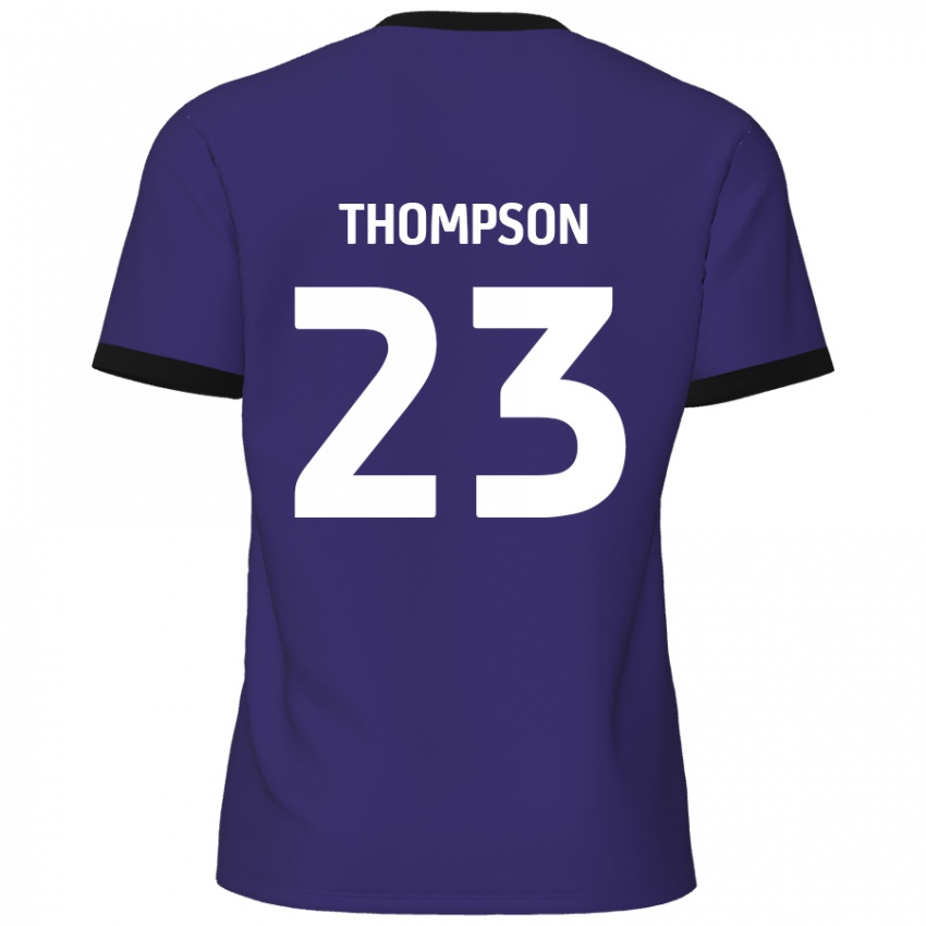 Niño Camiseta Louis Thompson #23 Púrpura 2ª Equipación 2024/25 La Camisa Chile