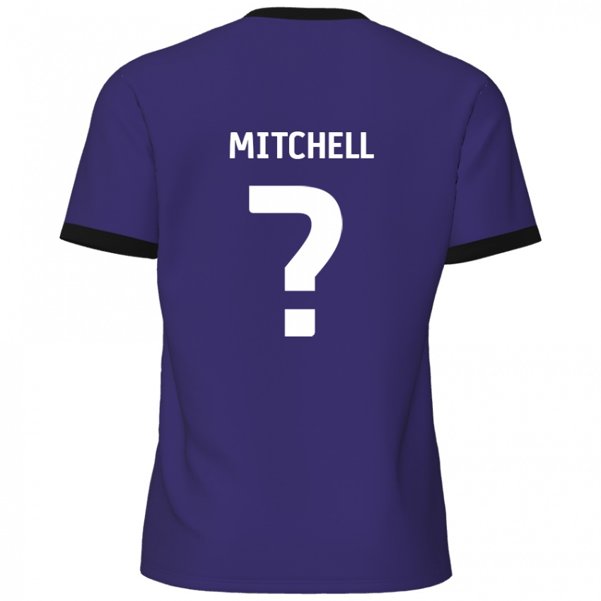 Niño Camiseta Rylee Mitchell #0 Púrpura 2ª Equipación 2024/25 La Camisa Chile