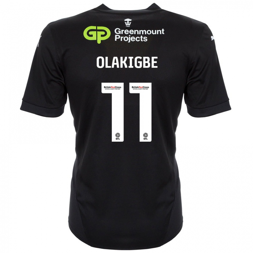 Niño Camiseta Michael Olakigbe #11 Negro 2ª Equipación 2024/25 La Camisa Chile