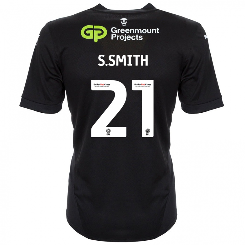 Niño Camiseta Scott Smith #21 Negro 2ª Equipación 2024/25 La Camisa Chile