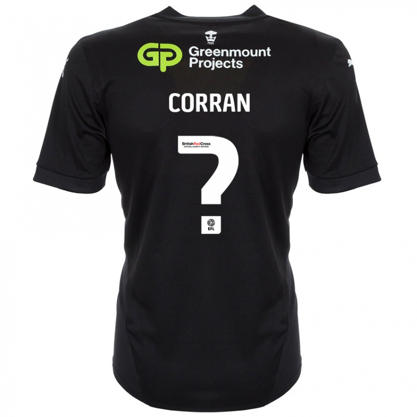 Niño Camiseta Matthew Corran #0 Negro 2ª Equipación 2024/25 La Camisa Chile