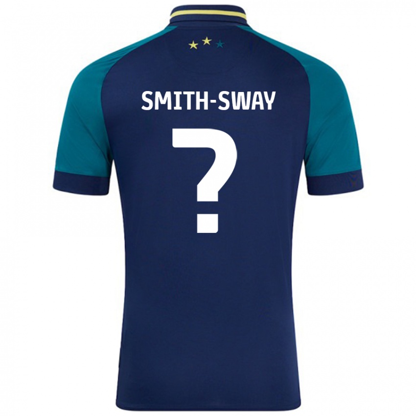 Niño Camiseta Jay Smith-Sway #0 Azul Marino Verde Oscuro 2ª Equipación 2024/25 La Camisa Chile