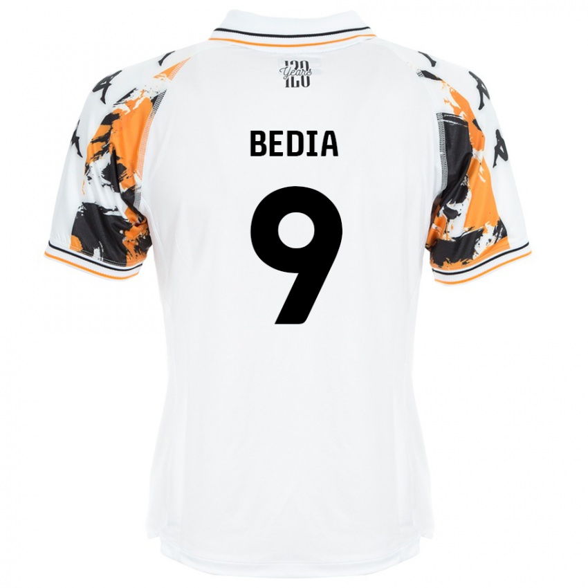 Niño Camiseta Chris Bedia #9 Blanco 2ª Equipación 2024/25 La Camisa Chile