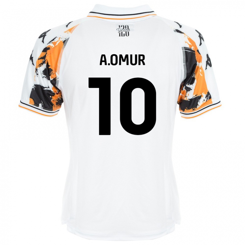 Niño Camiseta Abdülkadir Ömür #10 Blanco 2ª Equipación 2024/25 La Camisa Chile