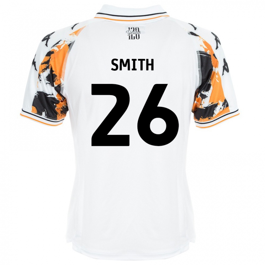 Niño Camiseta Andy Smith #26 Blanco 2ª Equipación 2024/25 La Camisa Chile