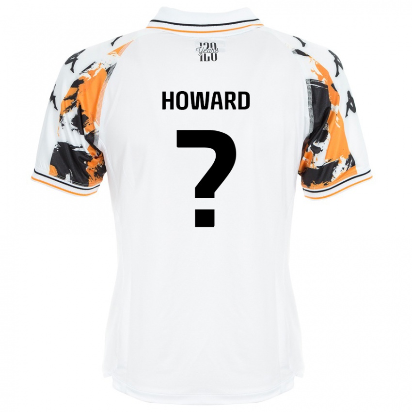 Niño Camiseta Archie Howard #0 Blanco 2ª Equipación 2024/25 La Camisa Chile