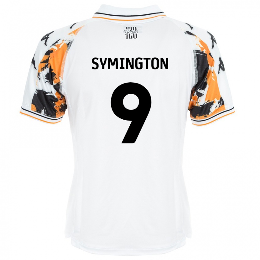 Niño Camiseta Jo Symington #9 Blanco 2ª Equipación 2024/25 La Camisa Chile