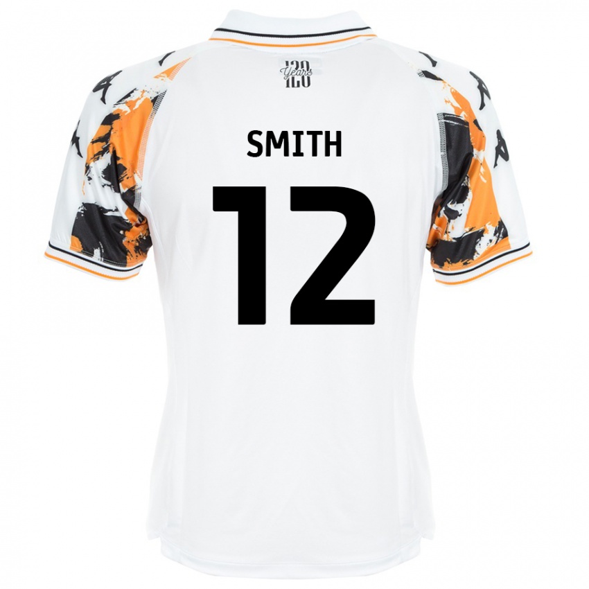 Niño Camiseta Emily Smith #12 Blanco 2ª Equipación 2024/25 La Camisa Chile