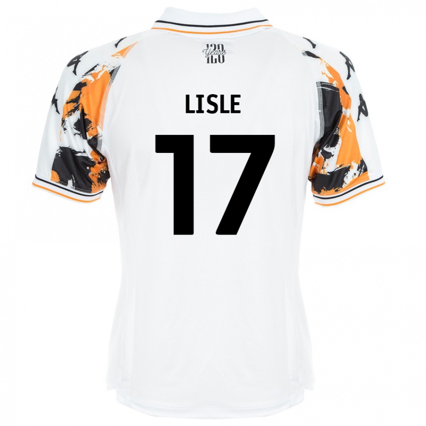 Niño Camiseta Mary Lisle #17 Blanco 2ª Equipación 2024/25 La Camisa Chile