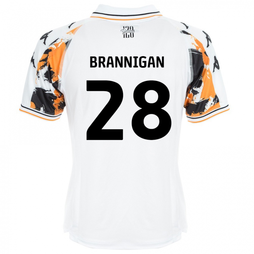 Niño Camiseta Aoife Brannigan #28 Blanco 2ª Equipación 2024/25 La Camisa Chile