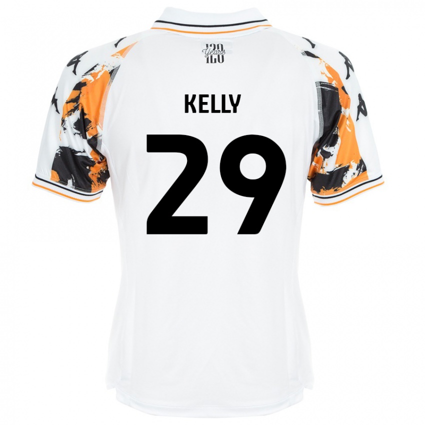 Niño Camiseta Ace Kelly #29 Blanco 2ª Equipación 2024/25 La Camisa Chile