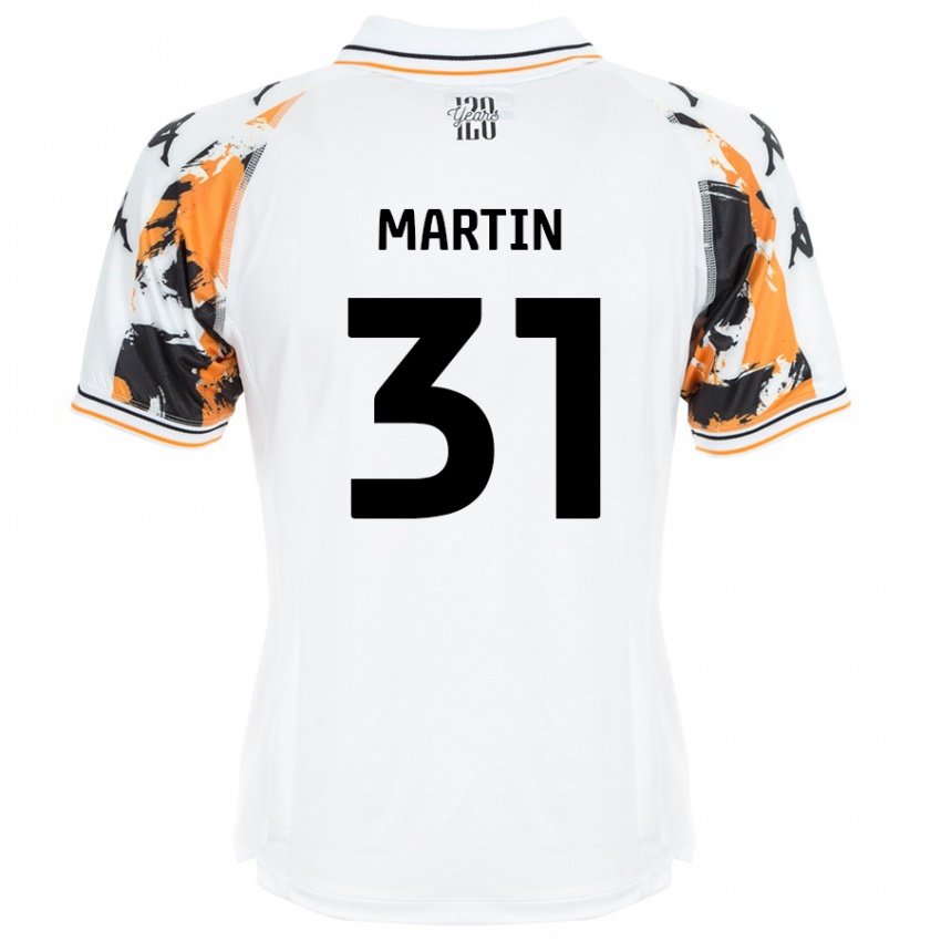 Niño Camiseta Faith Martin #31 Blanco 2ª Equipación 2024/25 La Camisa Chile