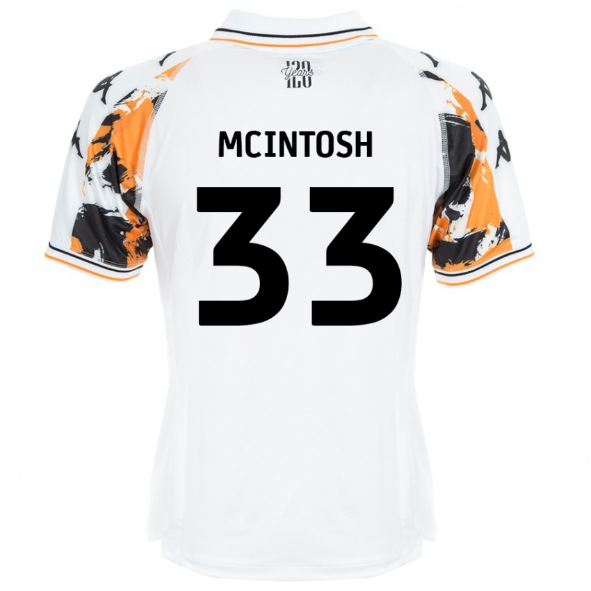 Niño Camiseta Lucy Mcintosh #33 Blanco 2ª Equipación 2024/25 La Camisa Chile