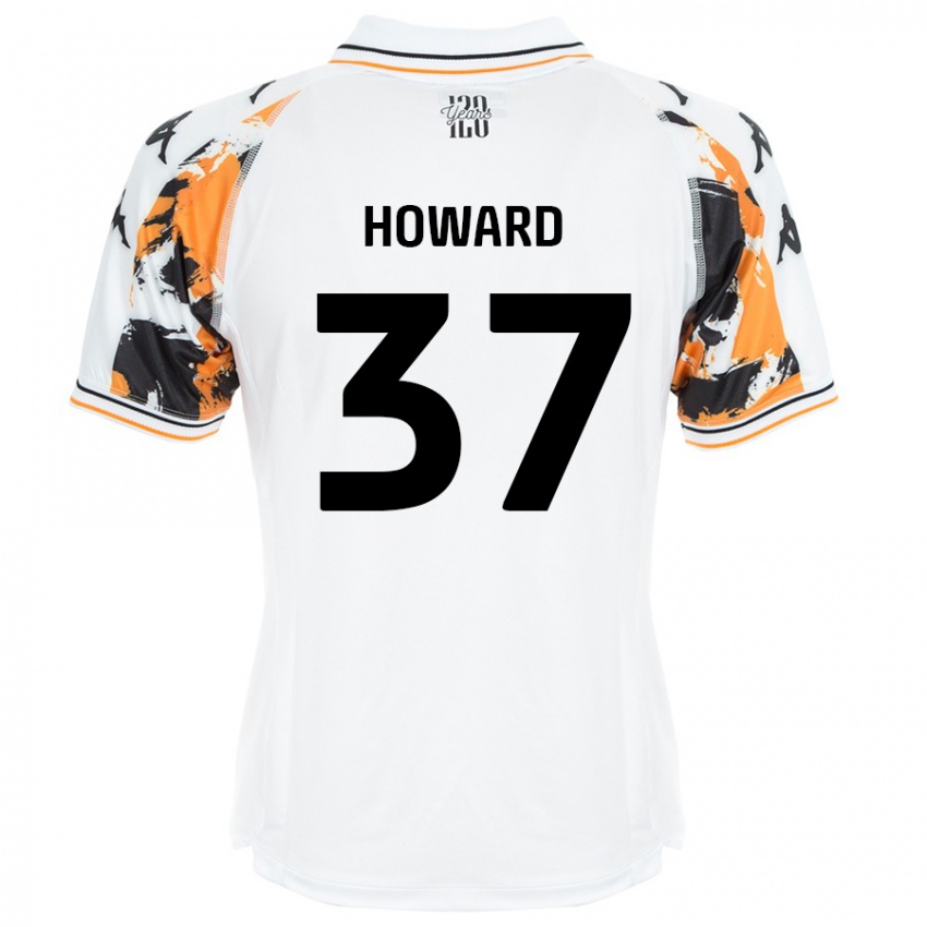 Niño Camiseta Scarlet Howard #37 Blanco 2ª Equipación 2024/25 La Camisa Chile