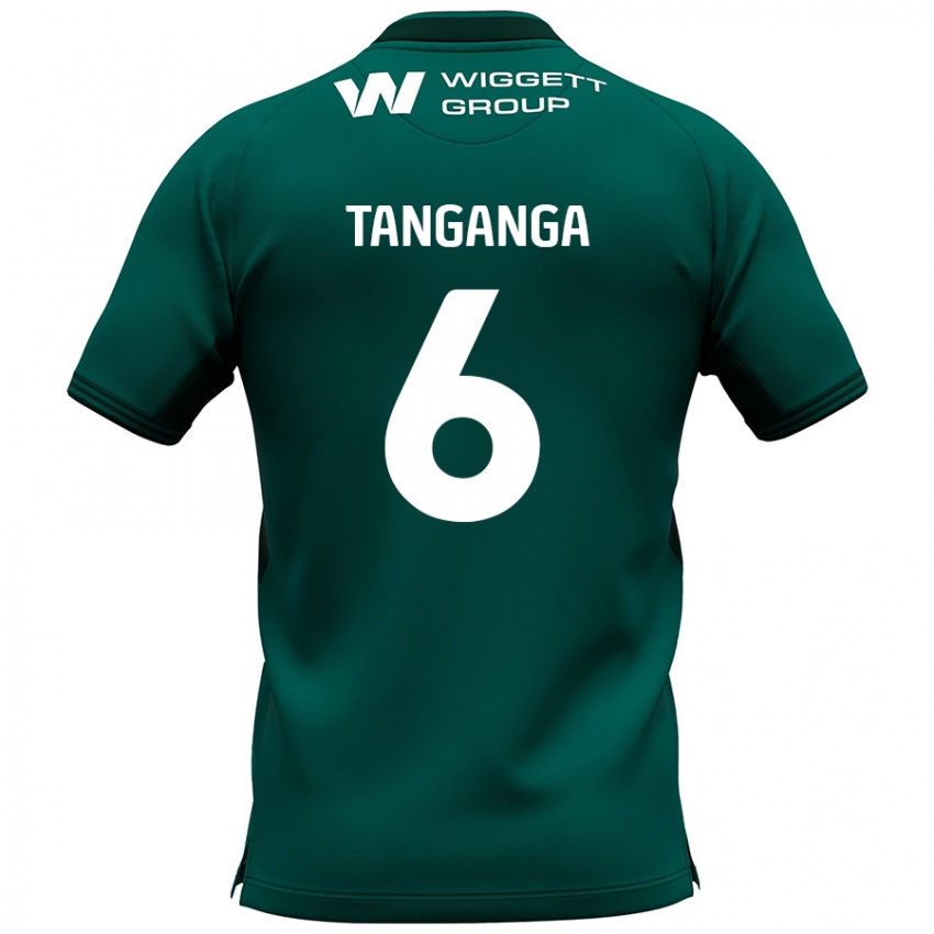 Niño Camiseta Japhet Tanganga #6 Verde 2ª Equipación 2024/25 La Camisa Chile