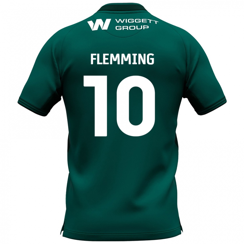 Niño Camiseta Zian Flemming #10 Verde 2ª Equipación 2024/25 La Camisa Chile