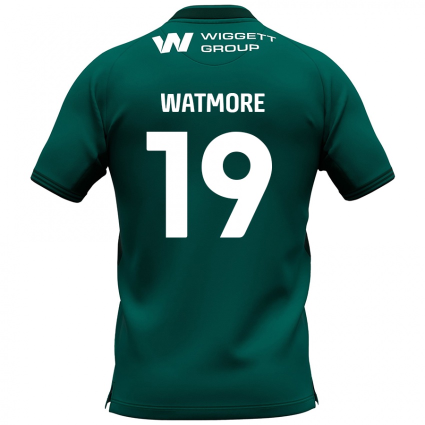 Niño Camiseta Duncan Watmore #19 Verde 2ª Equipación 2024/25 La Camisa Chile