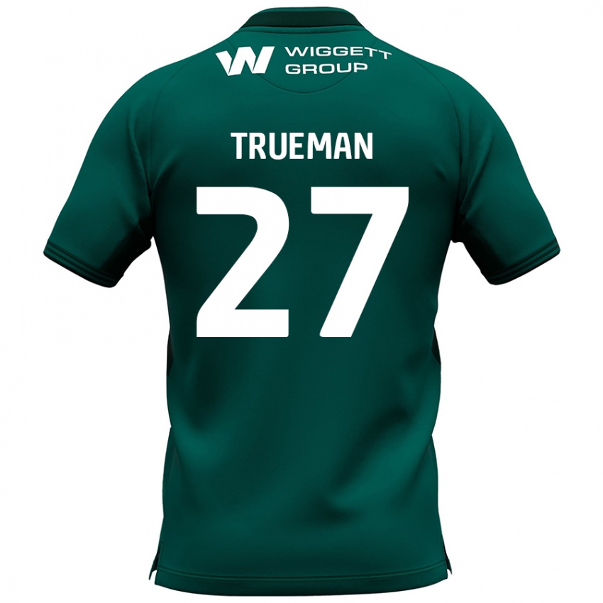 Niño Camiseta Connal Trueman #27 Verde 2ª Equipación 2024/25 La Camisa Chile