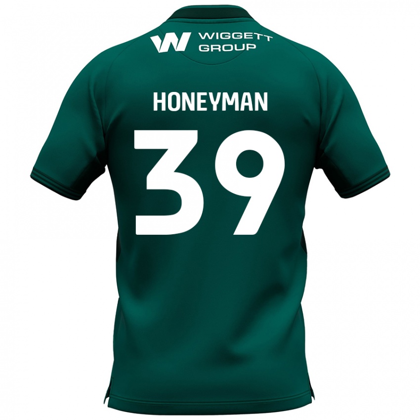 Niño Camiseta George Honeyman #39 Verde 2ª Equipación 2024/25 La Camisa Chile