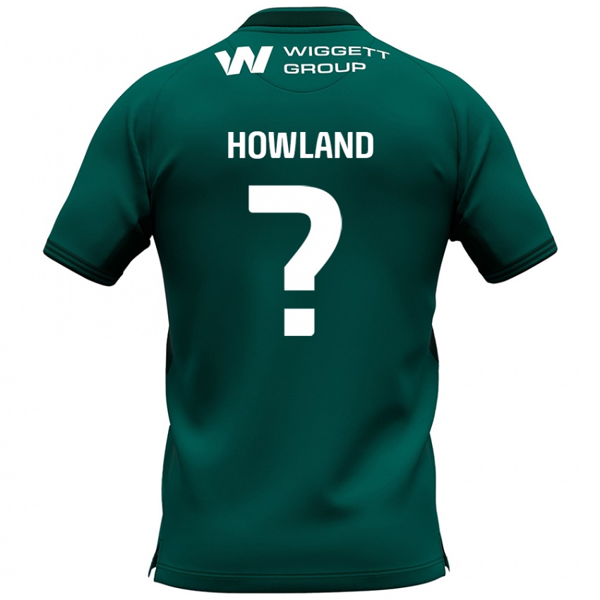 Niño Camiseta Jack Howland #0 Verde 2ª Equipación 2024/25 La Camisa Chile