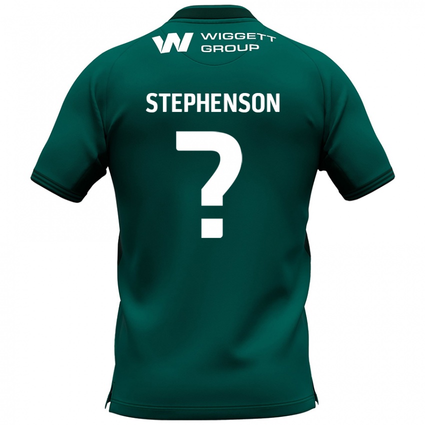 Niño Camiseta Joshua Stephenson #0 Verde 2ª Equipación 2024/25 La Camisa Chile