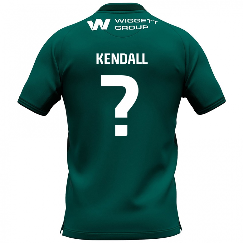 Niño Camiseta Sheldon Kendall #0 Verde 2ª Equipación 2024/25 La Camisa Chile