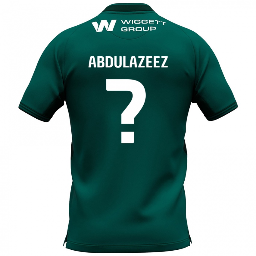 Niño Camiseta Abdulahi Abdulazeez #0 Verde 2ª Equipación 2024/25 La Camisa Chile