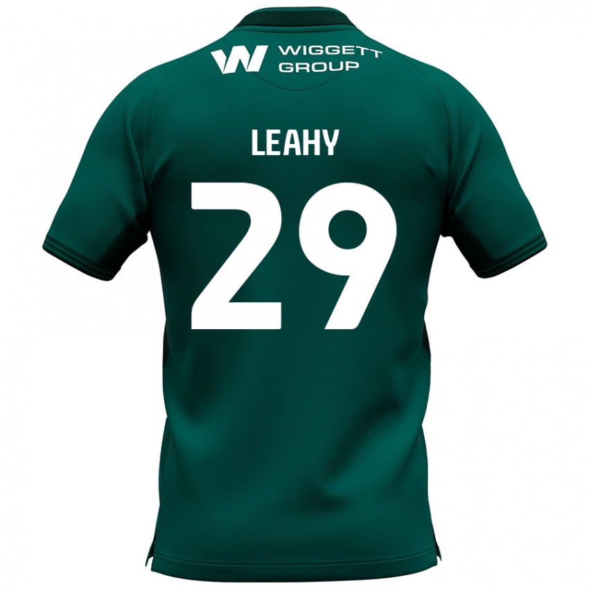 Niño Camiseta Tom Leahy #29 Verde 2ª Equipación 2024/25 La Camisa Chile