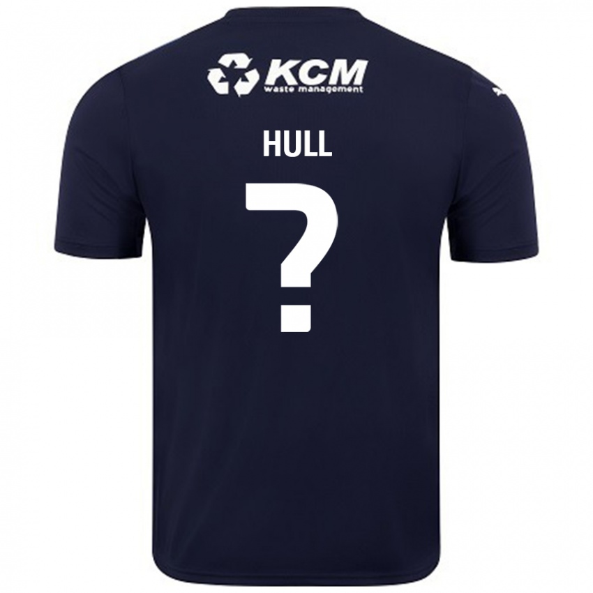 Niño Camiseta Jake Hull #0 Azul Marino 2ª Equipación 2024/25 La Camisa Chile