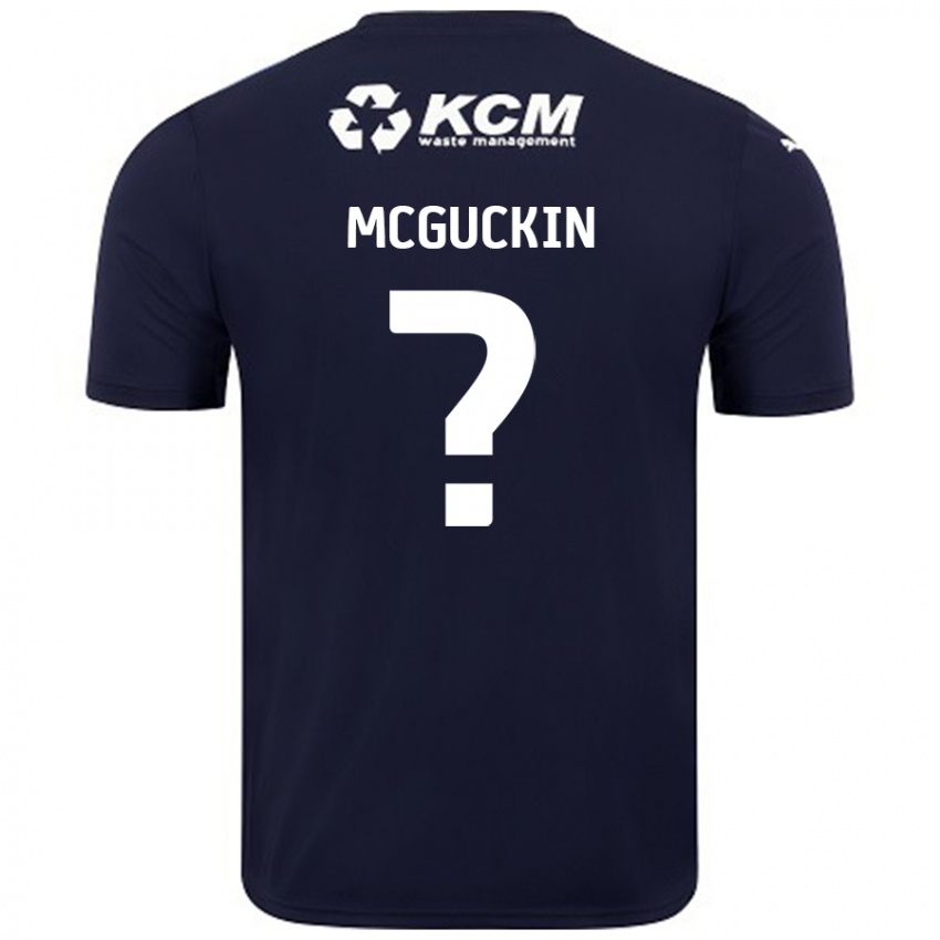 Niño Camiseta Ciaran Mcguckin #0 Azul Marino 2ª Equipación 2024/25 La Camisa Chile