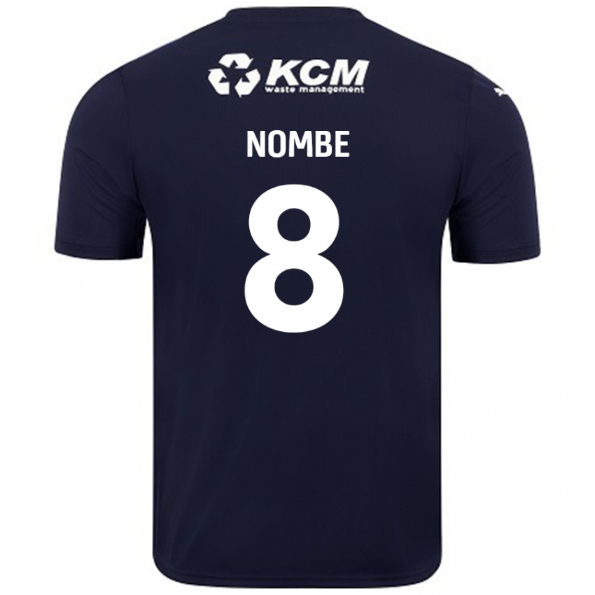 Niño Camiseta Sam Nombe #8 Azul Marino 2ª Equipación 2024/25 La Camisa Chile