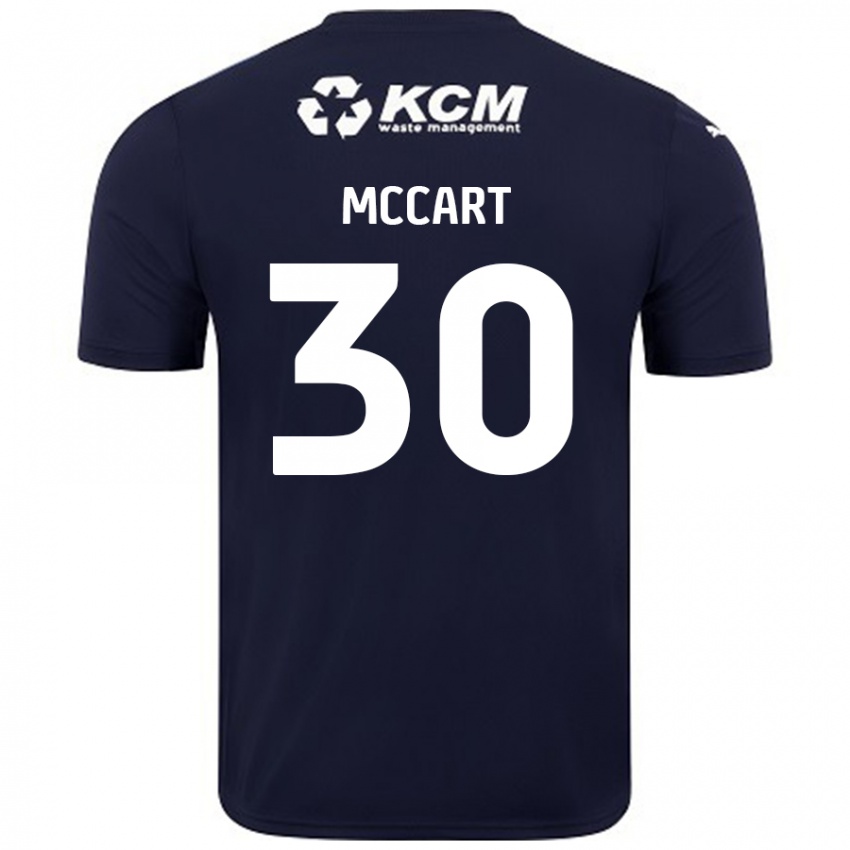 Niño Camiseta Jamie Mccart #30 Azul Marino 2ª Equipación 2024/25 La Camisa Chile