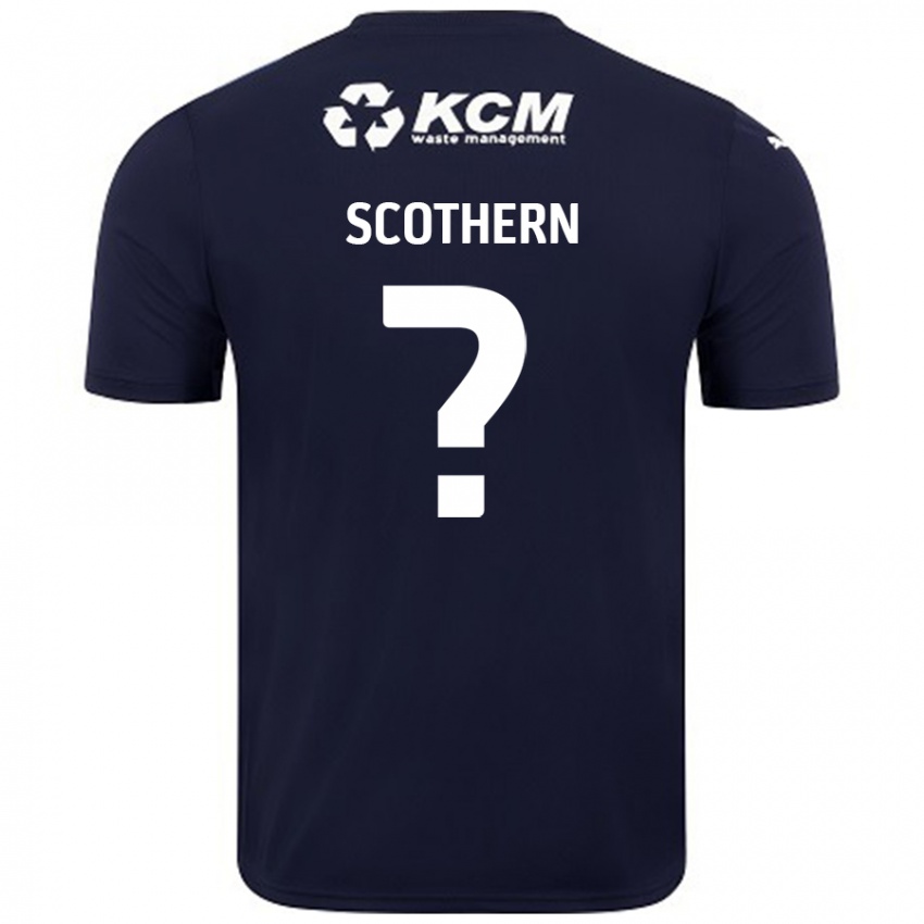 Niño Camiseta Ben Scothern #0 Azul Marino 2ª Equipación 2024/25 La Camisa Chile