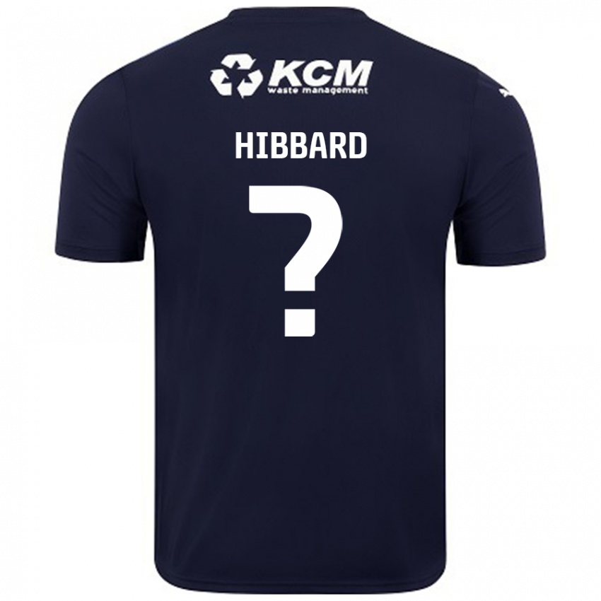 Niño Camiseta Zac Hibbard #0 Azul Marino 2ª Equipación 2024/25 La Camisa Chile